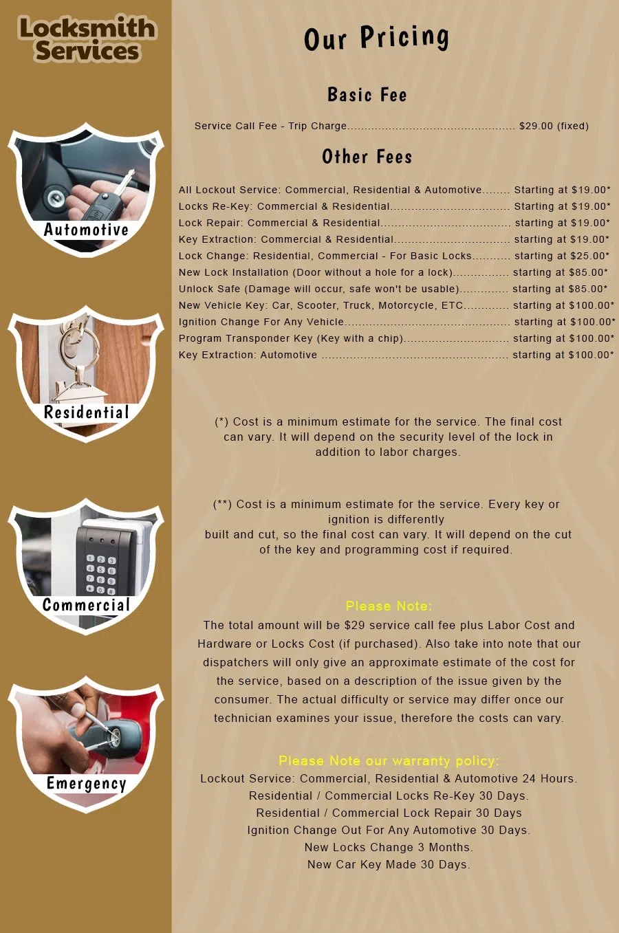 Lehigh Acres FL Lock Key Store Lehigh Acres, FL 239-284-1869